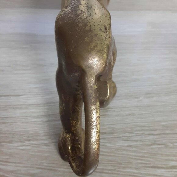vintage brass lion figurine statue paperweight Decor - Picture 6 of 11